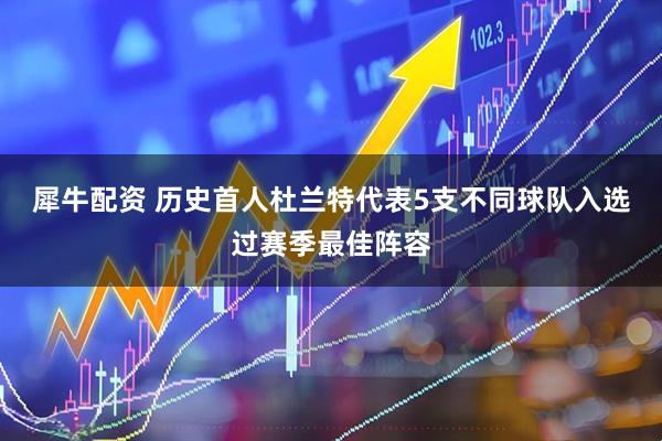 犀牛配资 历史首人杜兰特代表5支不同球队入选过赛季最佳阵容