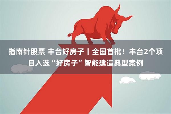 指南针股票 丰台好房子丨全国首批！丰台2个项目入选“好房子”智能建造典型案例